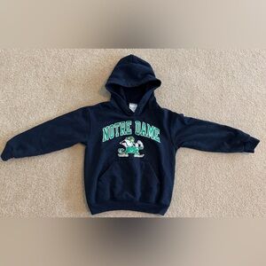 Notre Dame Navy Hoodie Kids 6-7
